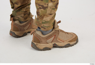 Waylon Crosby Army Pose A details of uniform leg shoes…